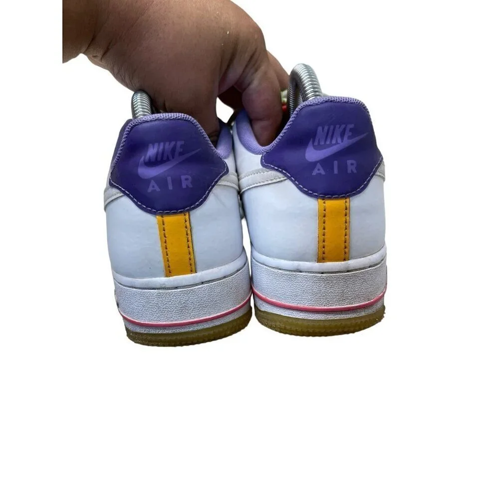 Nike Air Force 1 LV8 (GS) Shoes White Space Purple Style FD1035 100 Size 7Y